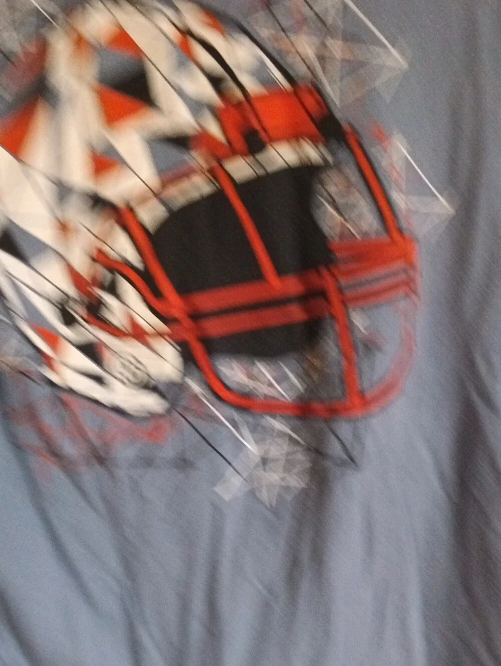 The Children's Place Blue Long-Sleeve Tee with Red & White Geometric Helmet